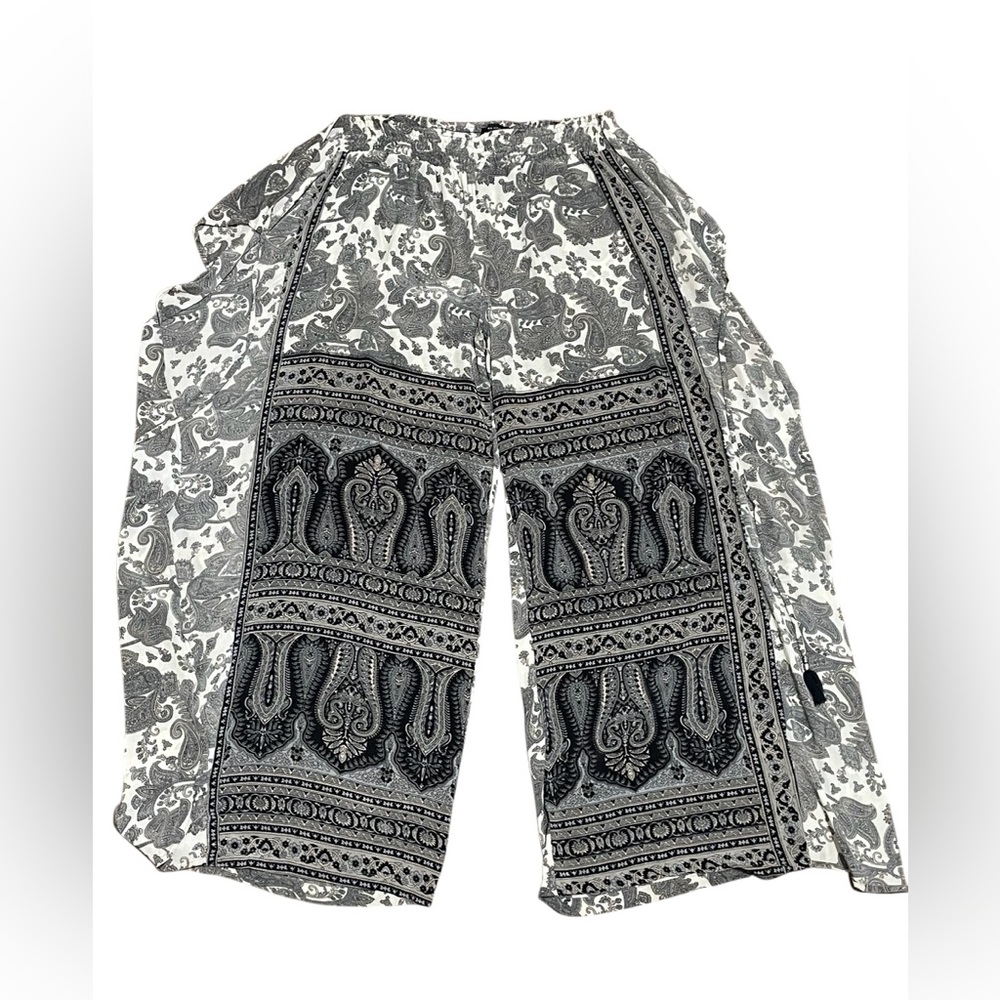 Karma Highway‎ Pants One Size Wide Leg Festival Boho Adjustable Bohemian Hippie